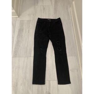 Smoke And Ash Denim Jeans Mens Size 30X30 Black